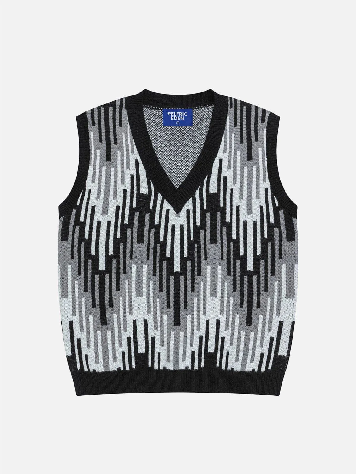 Aelfric Eden Color Blocking Stripe Sweater Vest