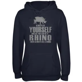 Always Be Yourself Rhino Juniors Soft Hoodie