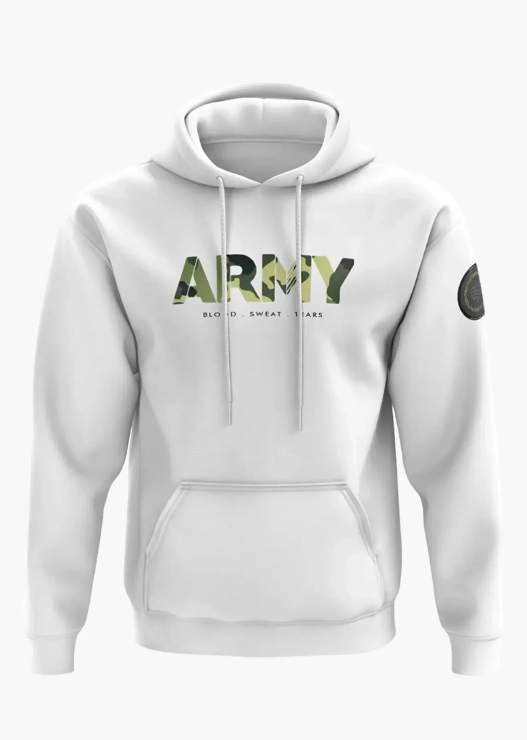 Army Camo Snow Soft Premium Hoodie