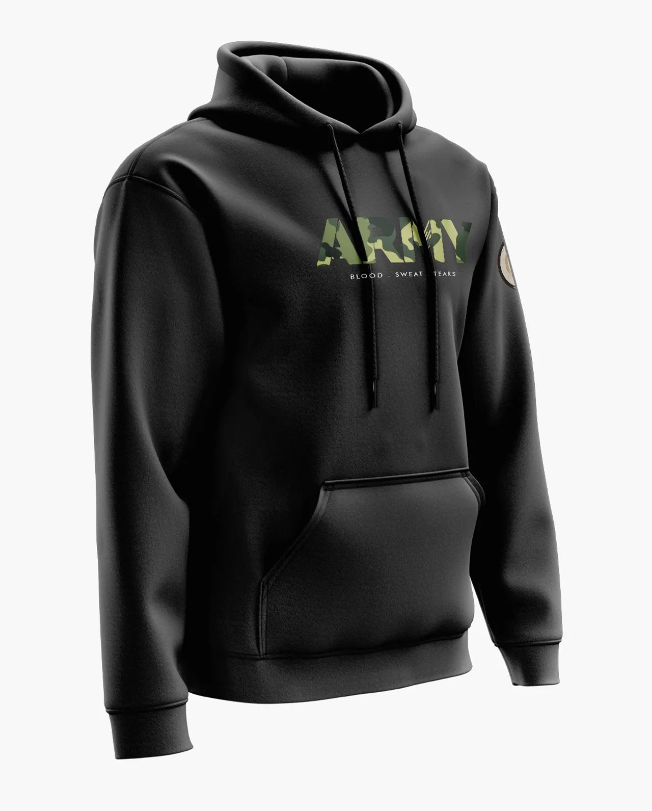 Army Camo Snow Soft Premium Hoodie