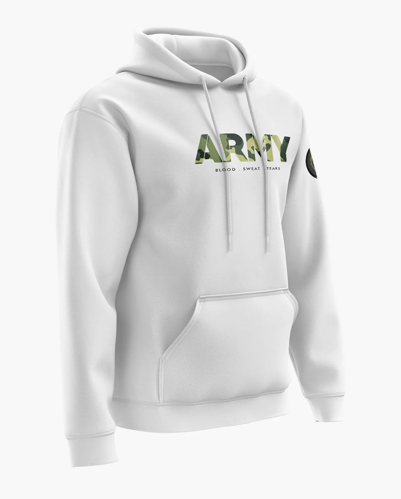 Army Camo Snow Soft Premium Hoodie