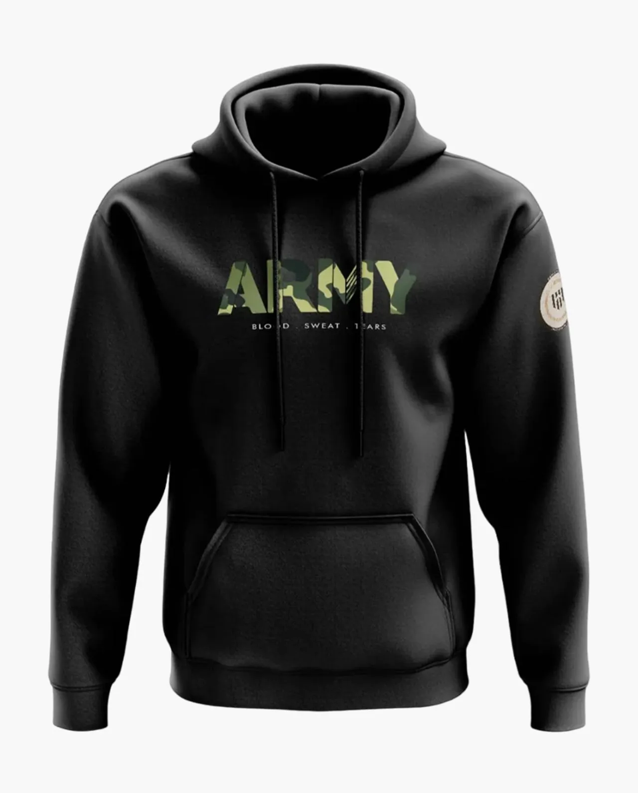 Army Camo Snow Soft Premium Hoodie