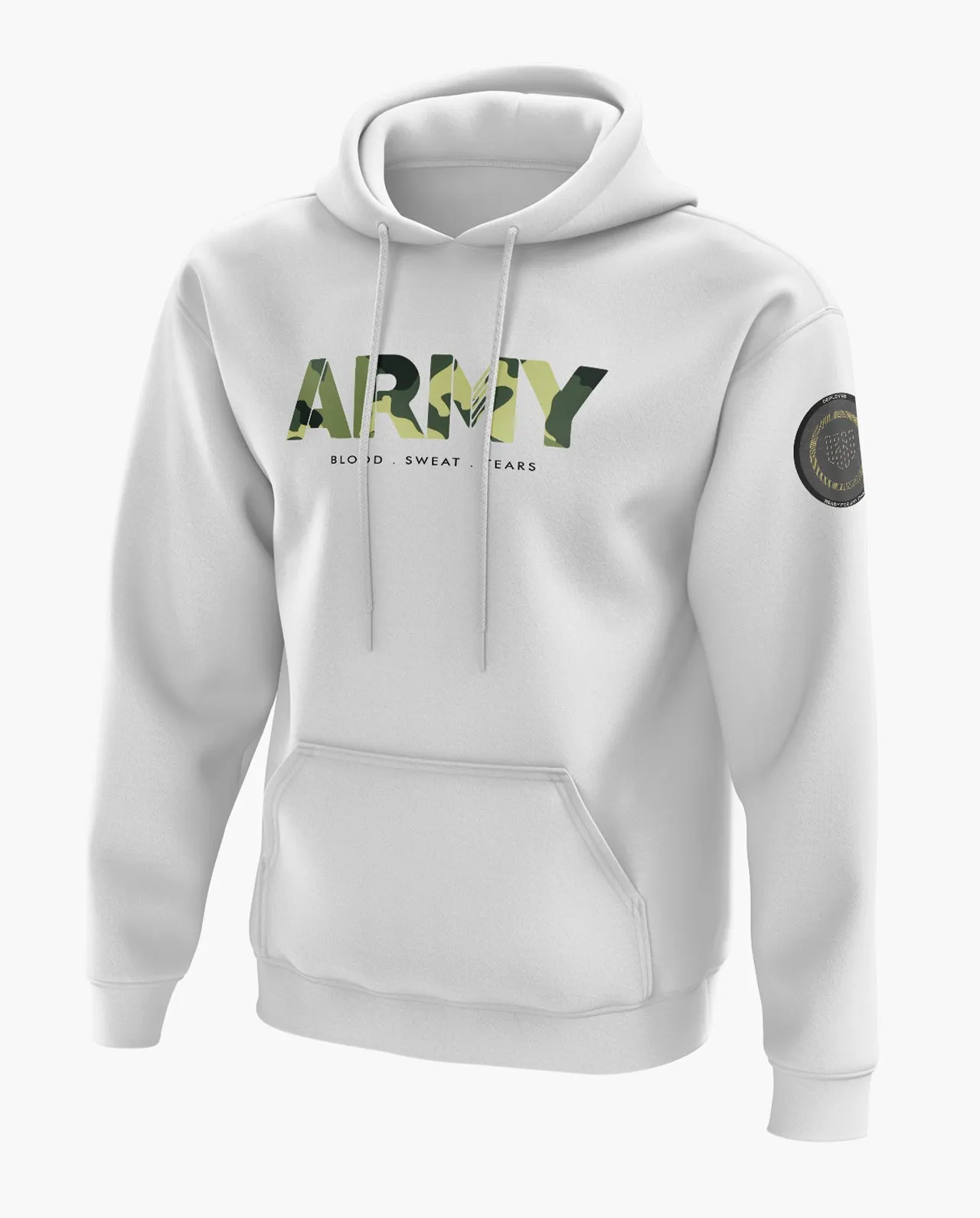 Army Camo Snow Soft Premium Hoodie