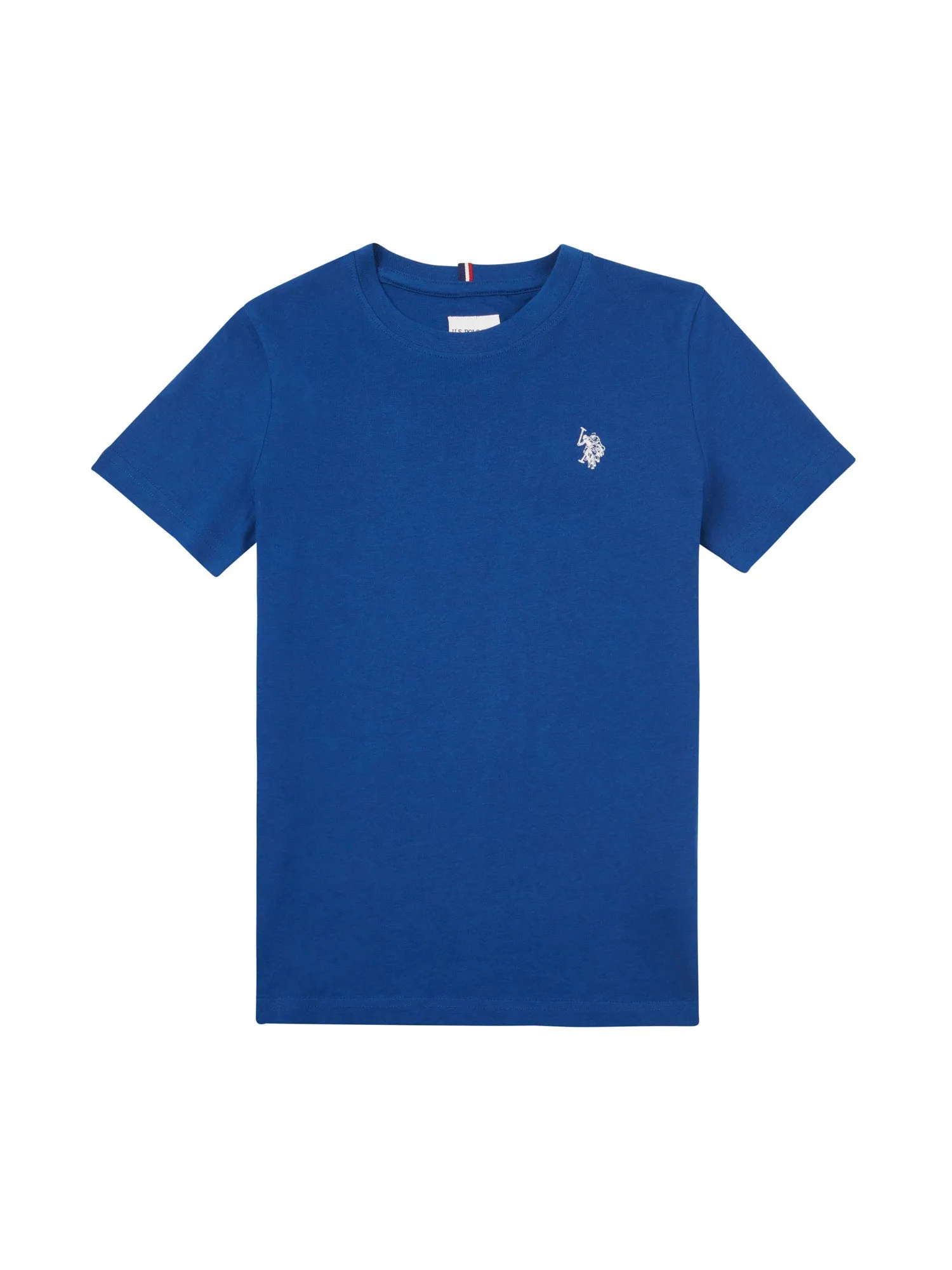 Boys Double Horsemen T- Shirt in Navy Peony