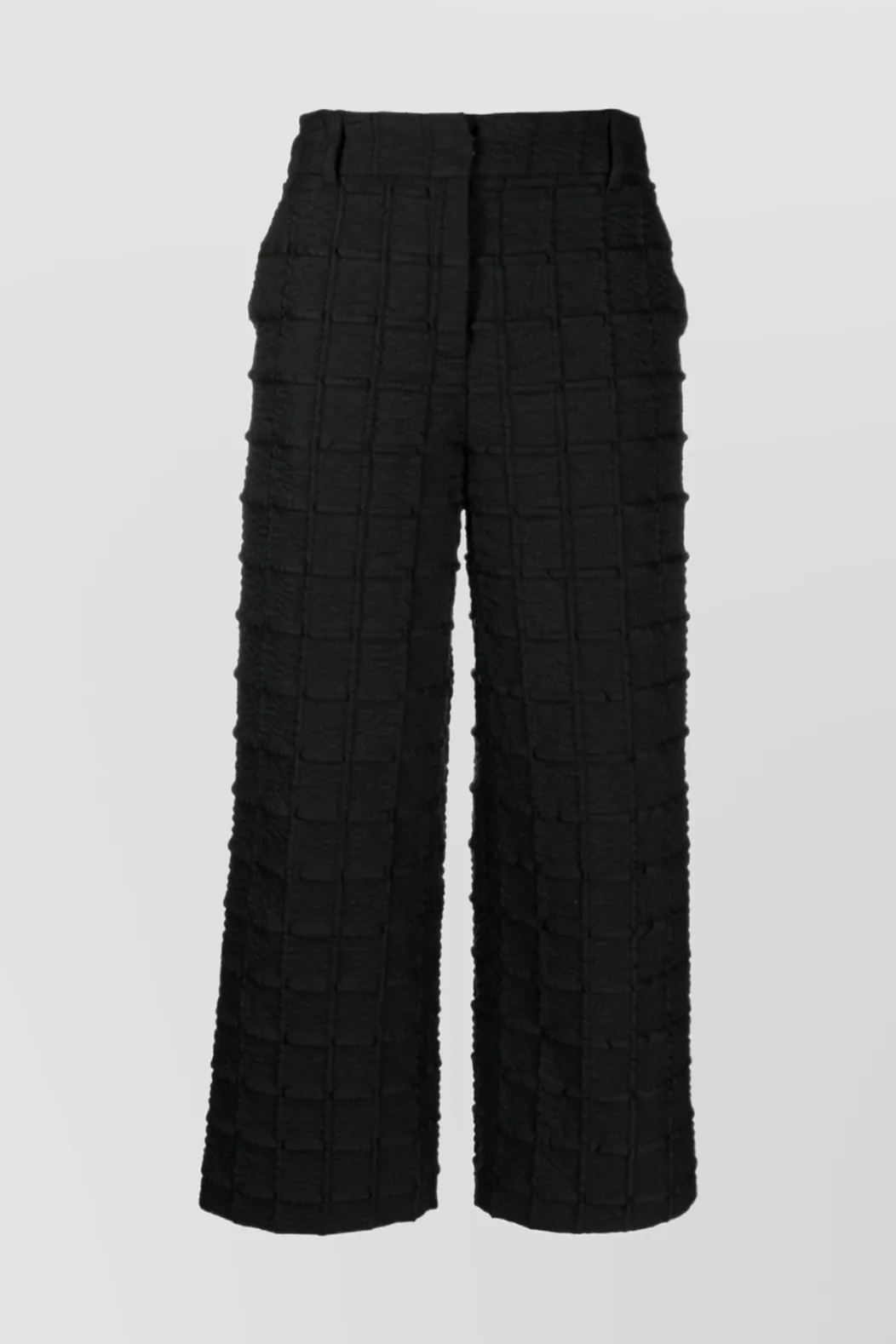 Cropped straight leg pants