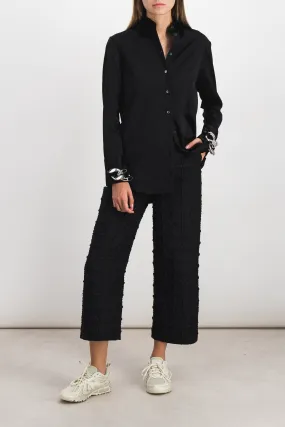 Cropped straight leg pants