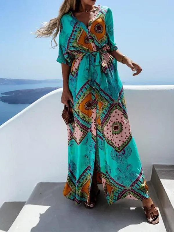 Elegant Flowing Bohemian Chiffon Skirt