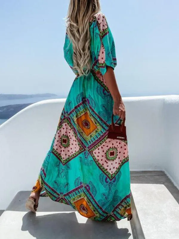 Elegant Flowing Bohemian Chiffon Skirt