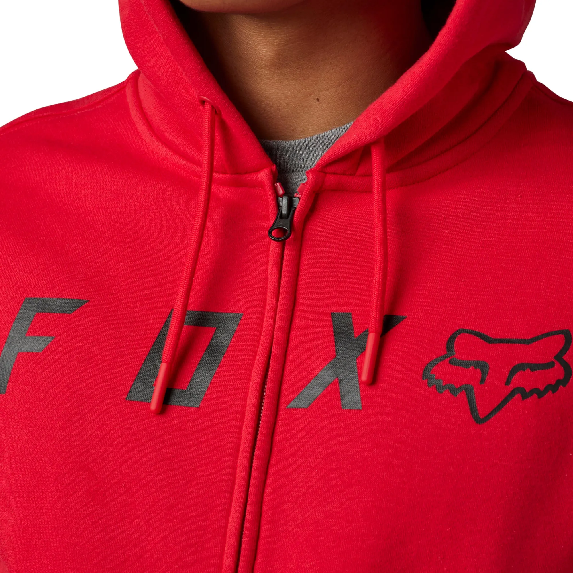 Fox Racing Absolute Zip Fleece Hoodie Flame Red