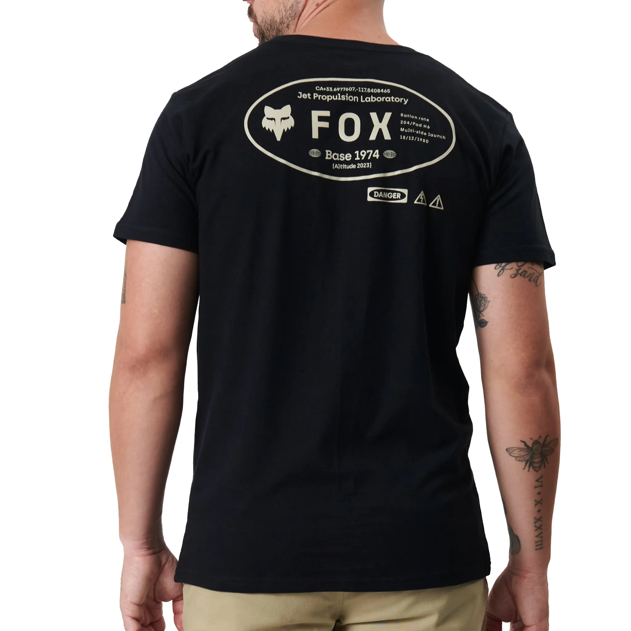 Fox Stamped SS Tee (Black)