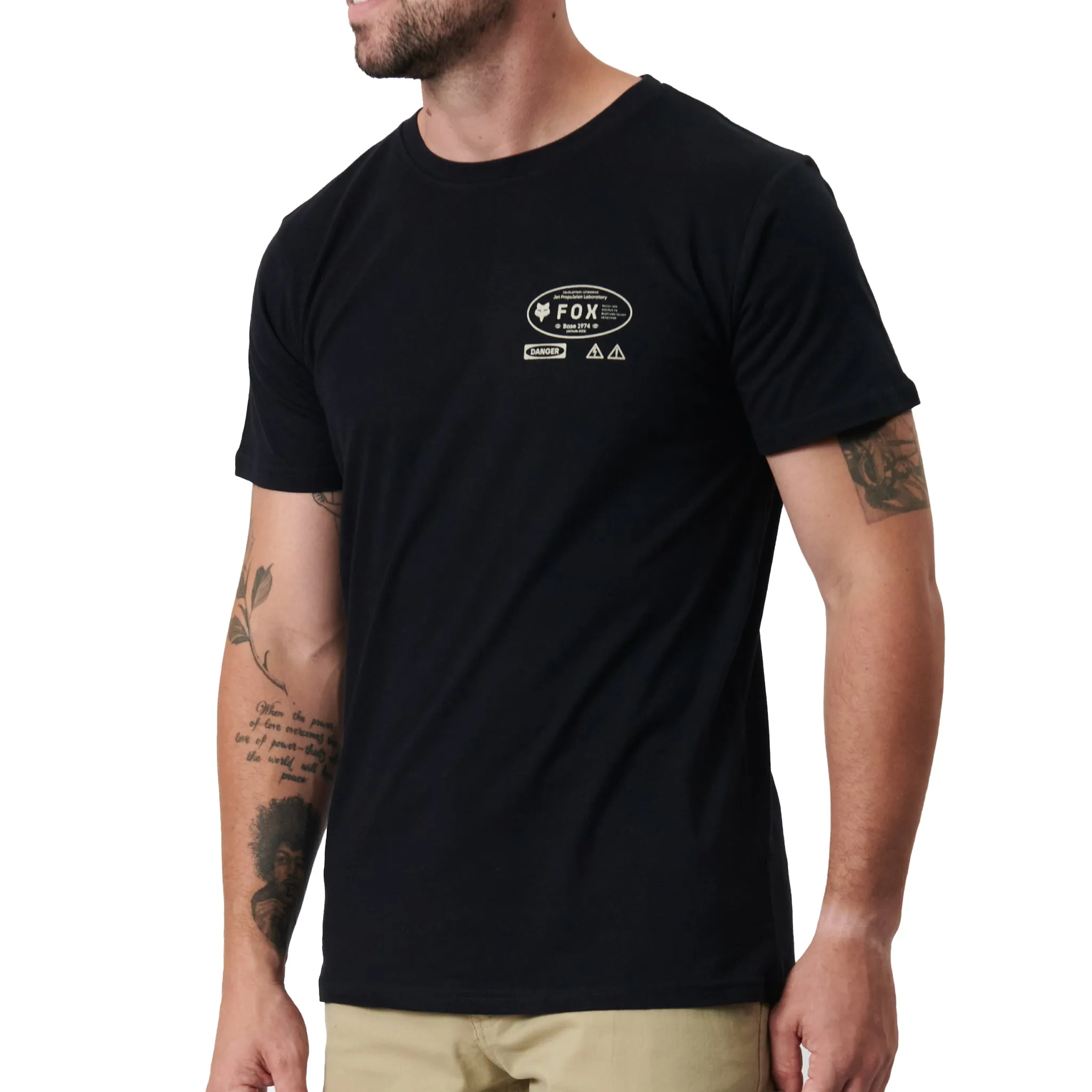 Fox Stamped SS Tee (Black)