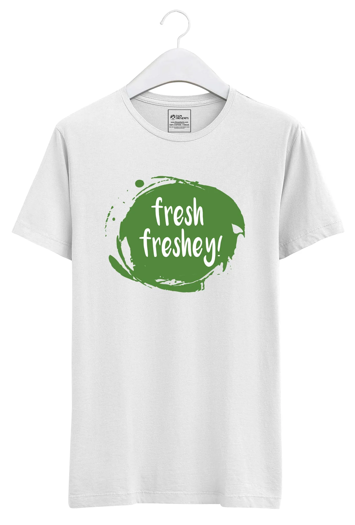 Fresh Freshey White  Unisex T-shirt for Men/Women