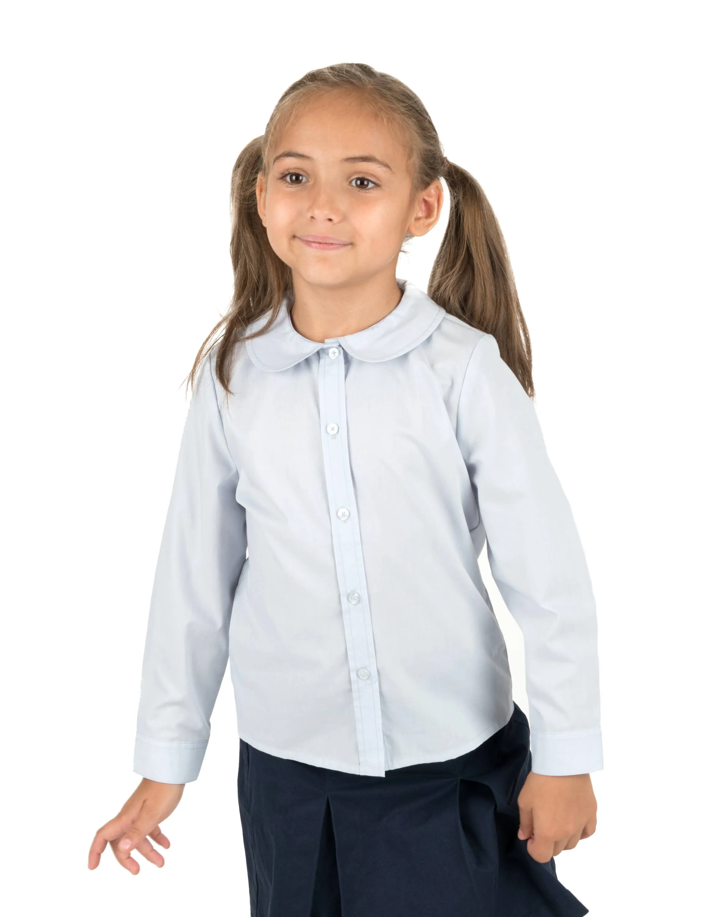 Girls Long Sleeve Dress Shirt