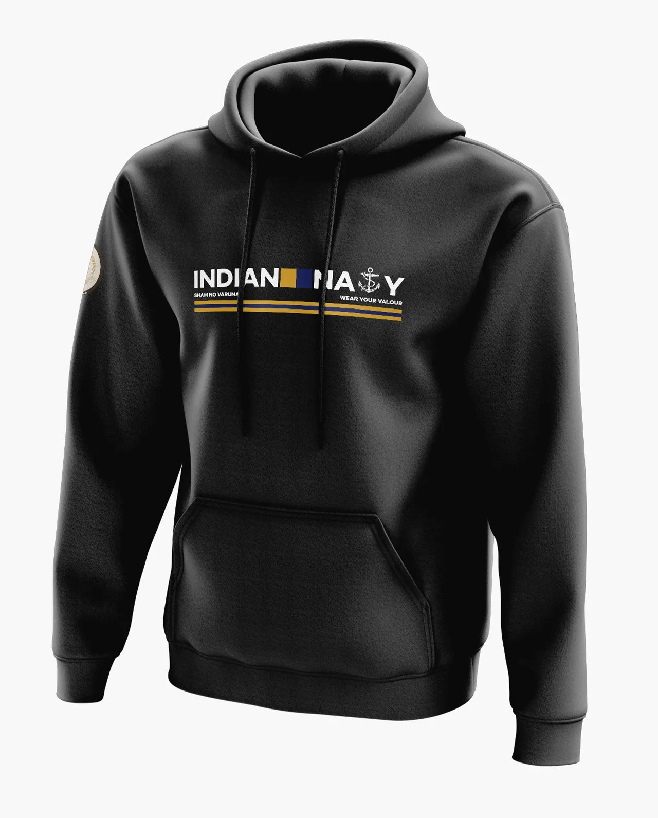 Indian Navy Admiral Snow Soft Premium Hoodie