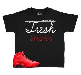 Kids - Chile Red 9 Fresh Sneakers Shirt