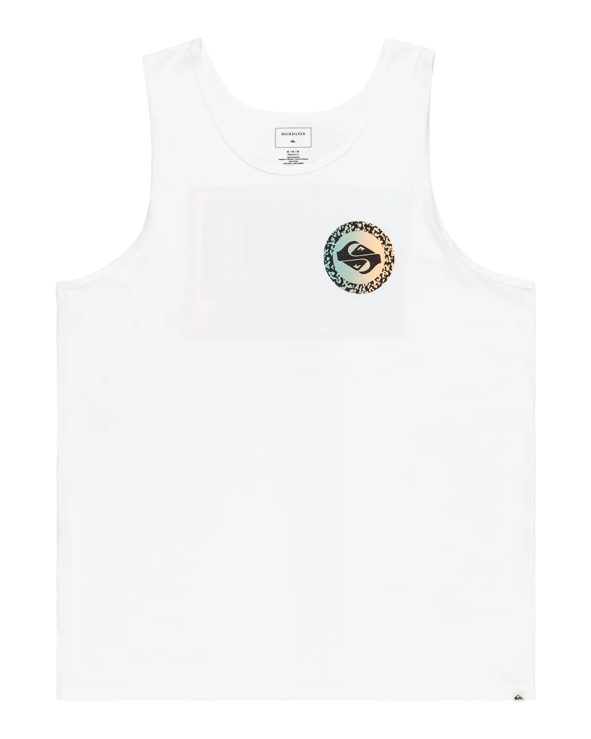 Long Fade Vest in White