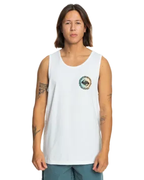 Long Fade Vest in White