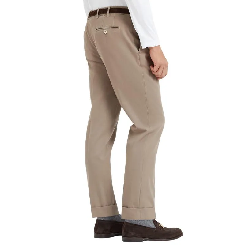 Men's All-match Solid Color Comfortable Straight Suit Pants 70084698F