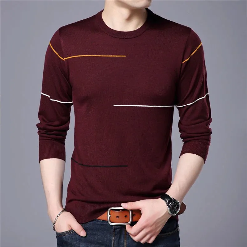 Men's Autumn/Winter Cashmere Slim Warm Pullover