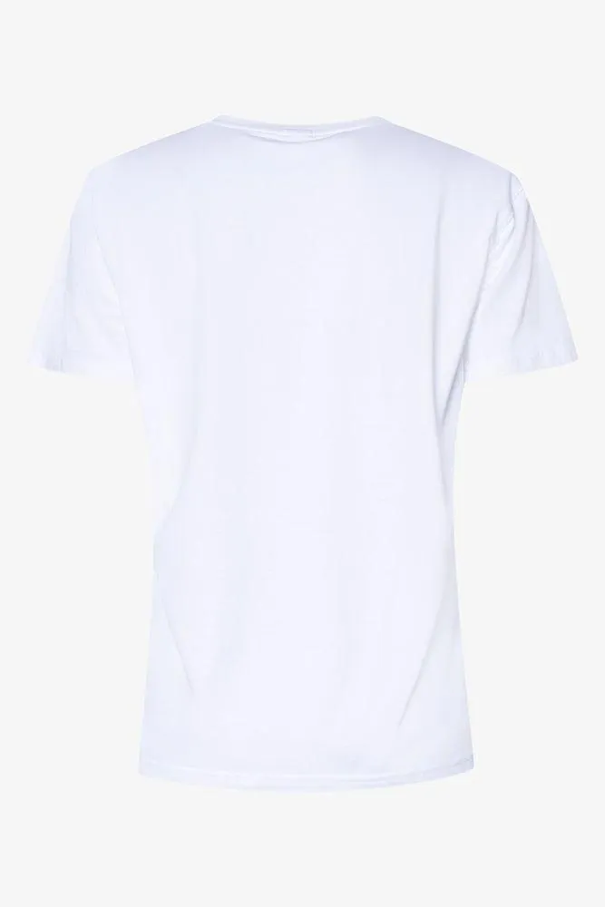 Monaco Navy Print T-Shirt White