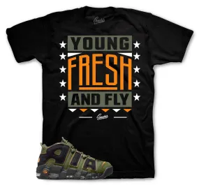 More Uptempo 96 Cargo Khaki Young Fresh Shirt