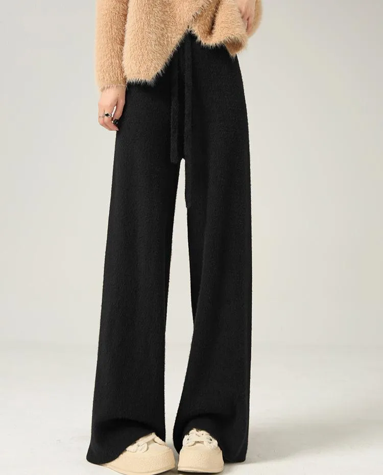 Nena Cozy Fleece Wide-Leg Pants