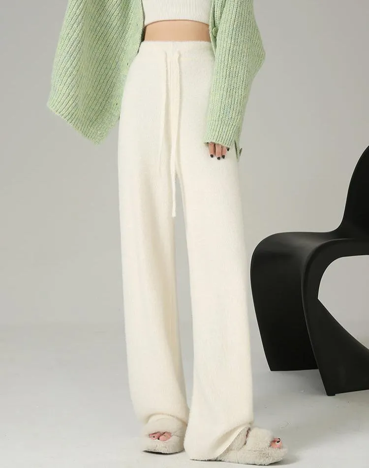 Nena Cozy Fleece Wide-Leg Pants