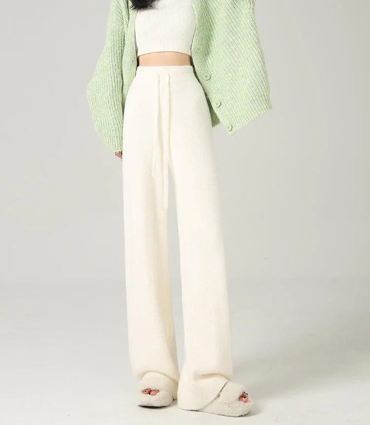 Nena Cozy Fleece Wide-Leg Pants