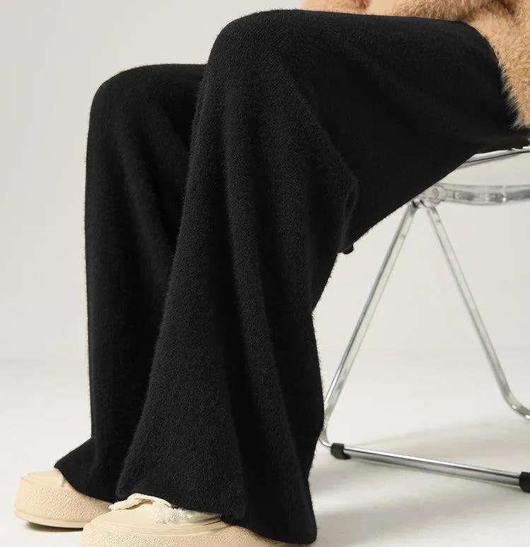 Nena Cozy Fleece Wide-Leg Pants