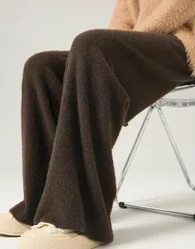 Nena Cozy Fleece Wide-Leg Pants