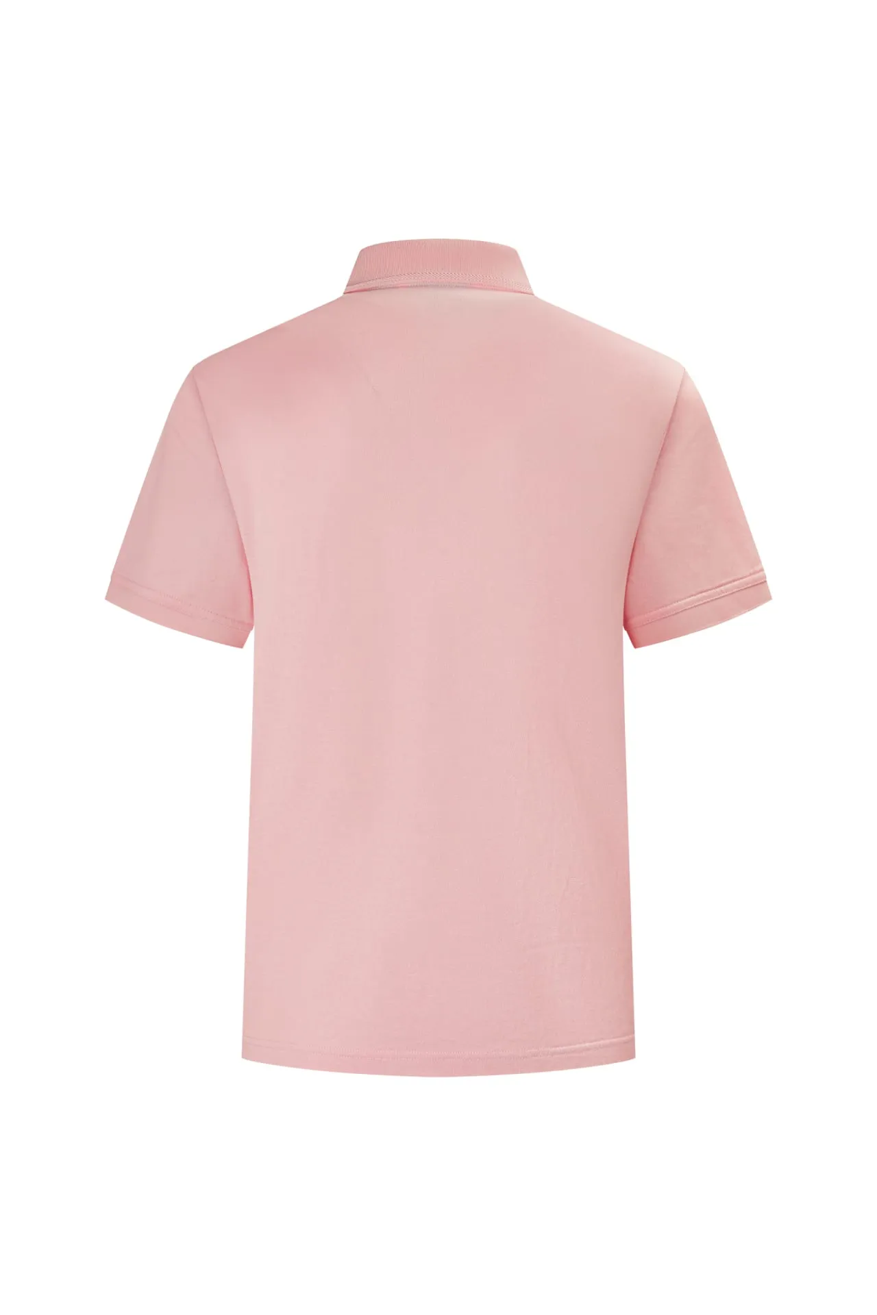 Non-Iron Pure Cotton Placket Embroidery Polo