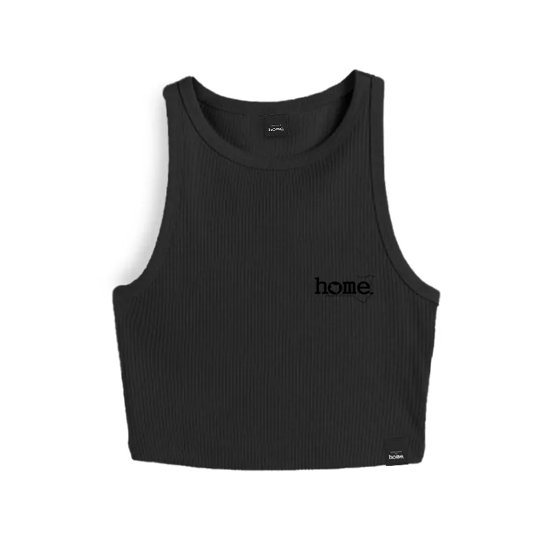 Racer Vest Top- Black