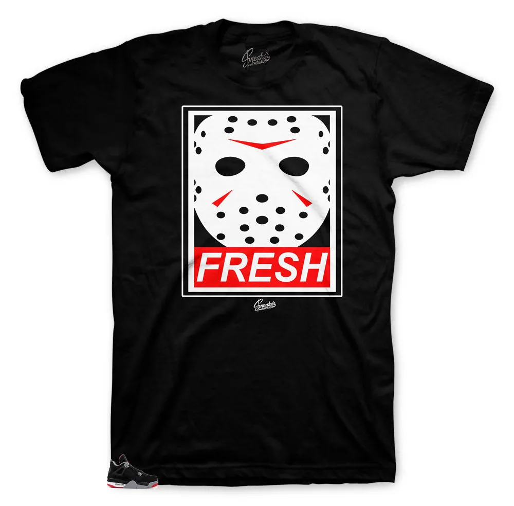 Retro 4 Bred Never Fresh To Death Shirt