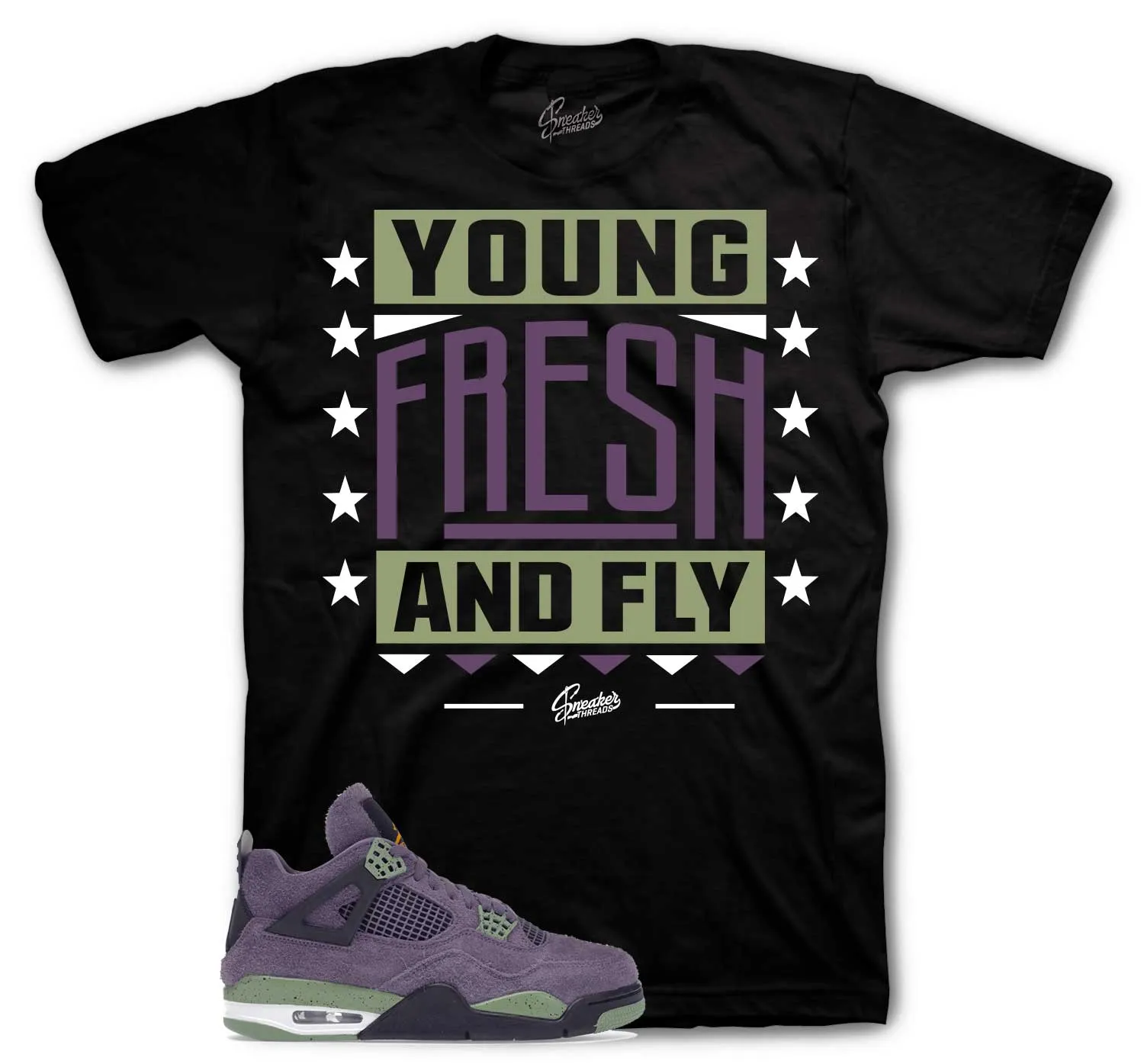 Retro 4 Canyon Purple Young Fresh Shirt