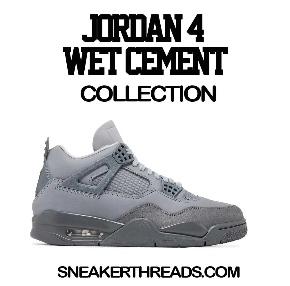 Retro 4 Wet Cement Fresh Sneaker Club Shirt