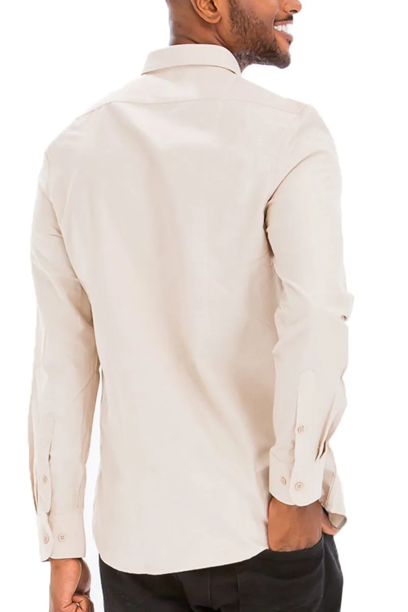 RS: SIGNATURE LONG SLEEVE BUTTON DOWN SHIRT