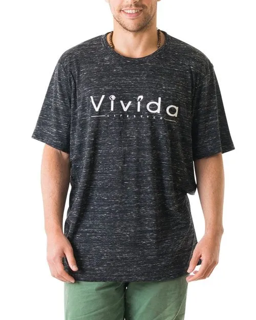 Vivida | Marble Men's Tee | Black